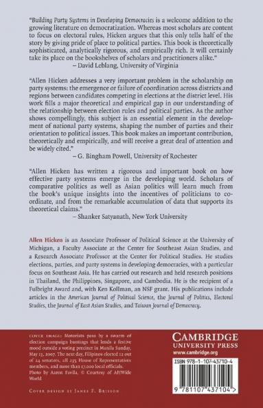 Building Party Systems in Developing Democracies
