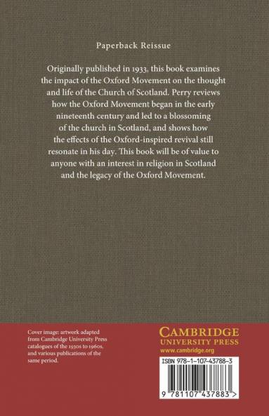 The Oxford Movement in Scotland