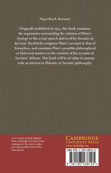The Composition of Plato's Apology