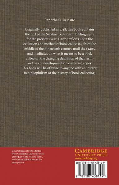 Taste and Technique in Book-Collecting
