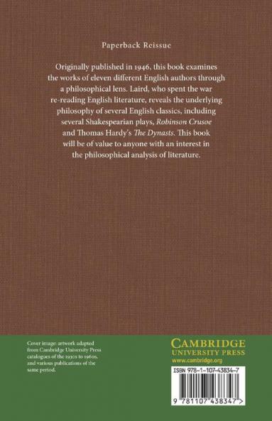 Philosophical Incursions Into English Literature