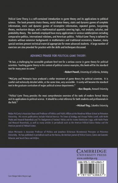 Political Game Theory