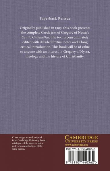 The Catechetical Oration of Gregory of Nyssa
