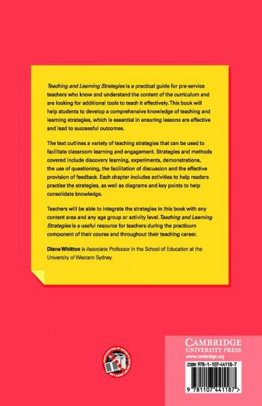 Teaching and Learning Strategies