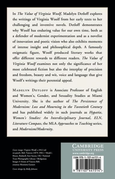 The Value of Virginia Woolf