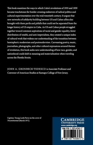 Cuba the United States and Cultures of the Transnational Left 1930-1975