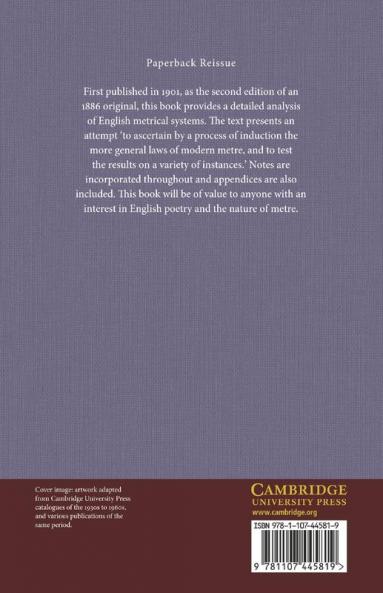 Chapters on English Metre