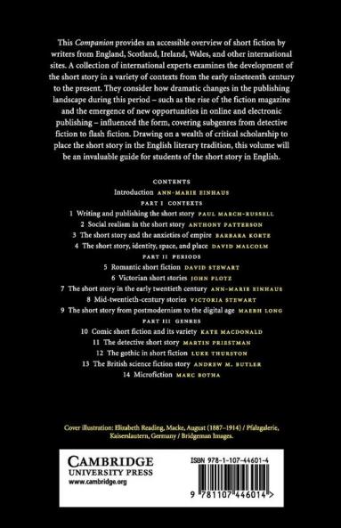 The Cambridge Companion to the English Short Story