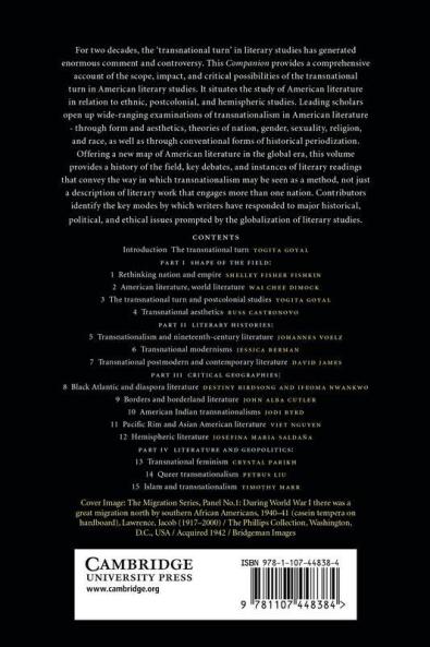 Cambridge Companion to Transnational American Literature