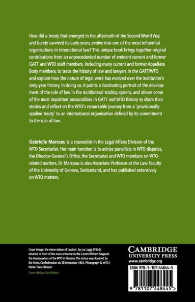 A History of Law and Lawyers in the GATT/WTO