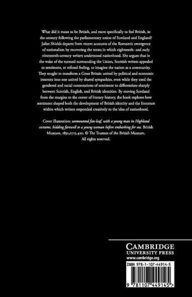 Sentimental Literature and Anglo-Scottish Identity             1745-1820