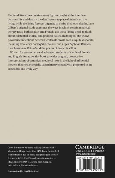 Living Death in Medieval French and English Literature