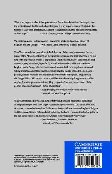 Belgium and the Congo 1885-1980