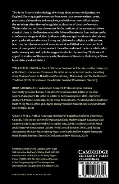 The Memory Arts in Renaissance England