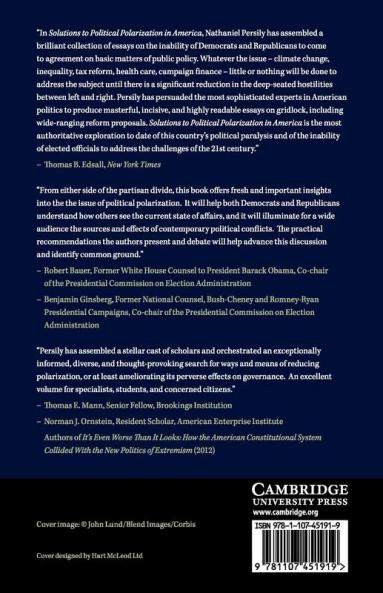 Solutions to Political Polarization in America
