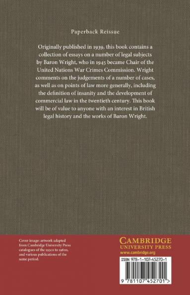 Legal Essays and Addresses