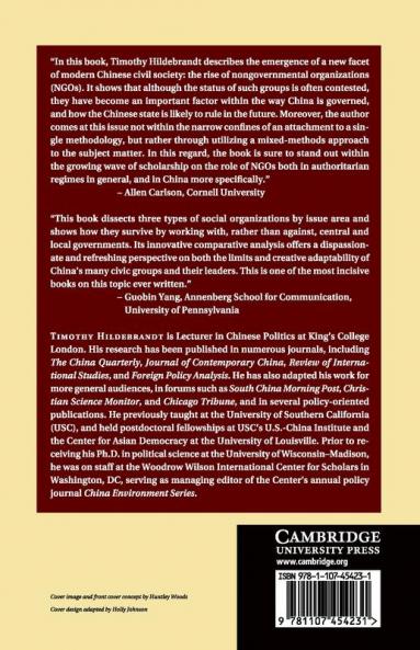 Social Organizations and the Authoritarian State in             China