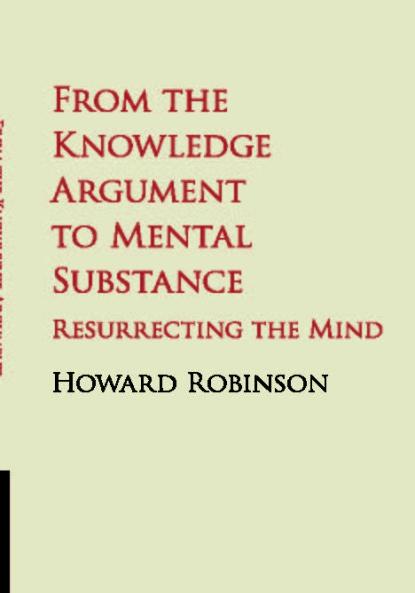 From the Knowledge Argument to Mental Substance