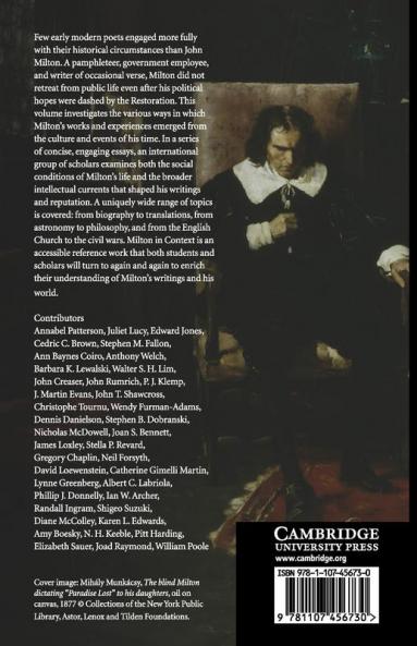 Milton in Context