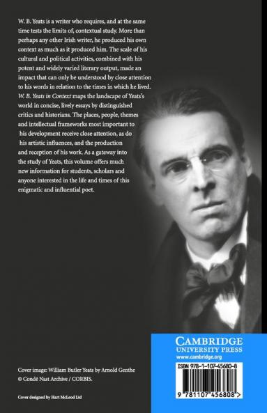 W. B. Yeats in Context