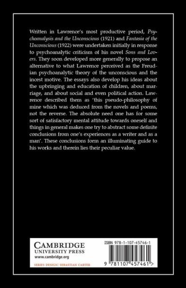 'Psychoanalysis and the Unconscious' and 'Fantasia of the Unconscious'