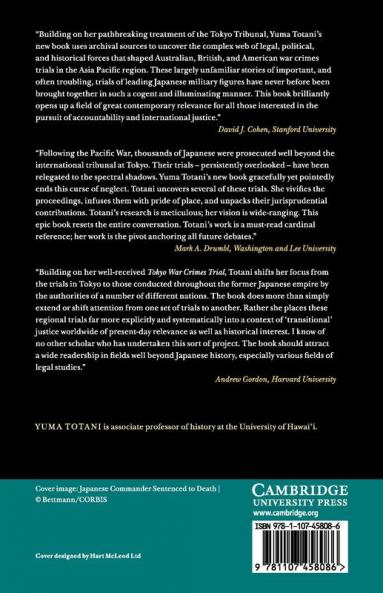 Justice in Asia and the Pacific Region 1945-1952