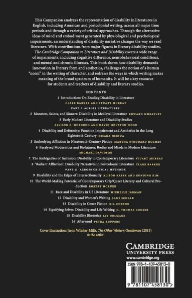 The Cambridge Companion to Literature and             Disability