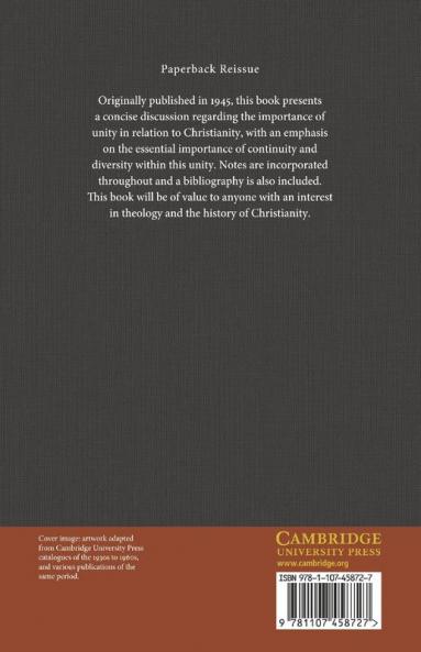 Church Continuity and Unity