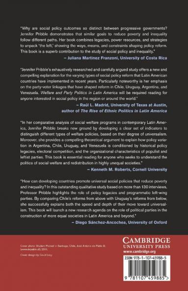 Welfare and Party Politics in Latin America