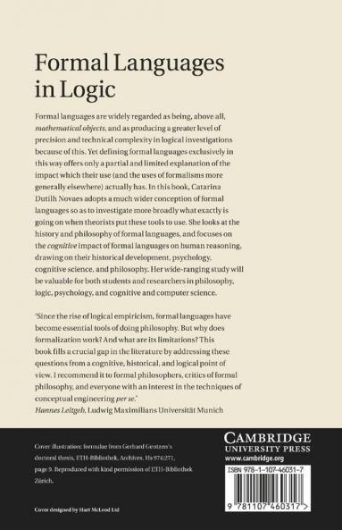 Formal Languages in Logic
