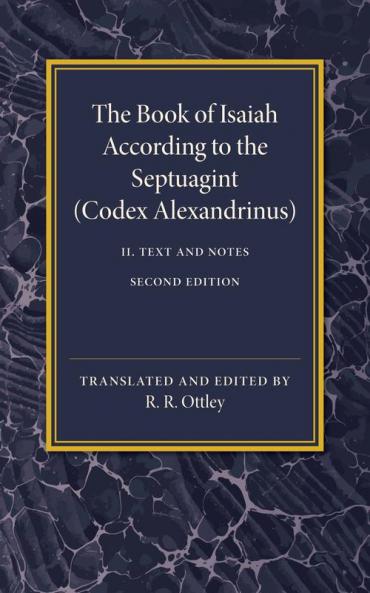 The Book of Isaiah According to the Septuagint