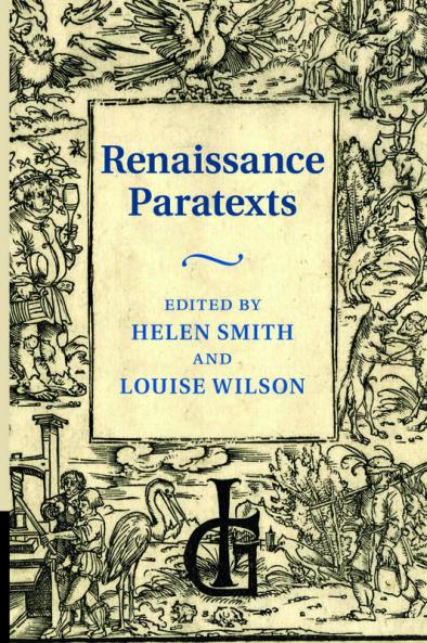 Renaissance Paratexts