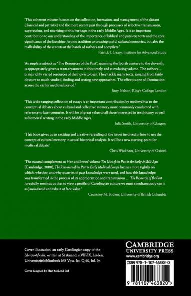 The Resources of the Past in Early Medieval Europe