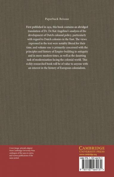 Colonial Policy