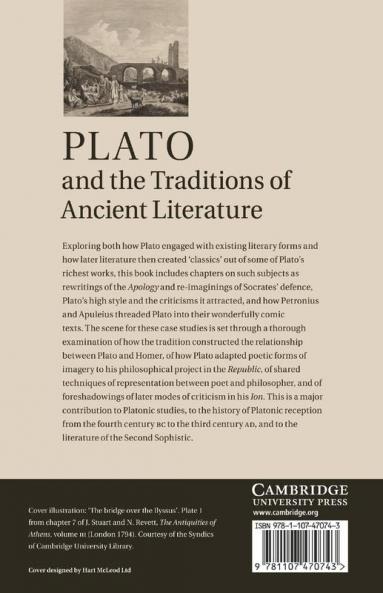 Plato and the Traditions of Ancient             Literature