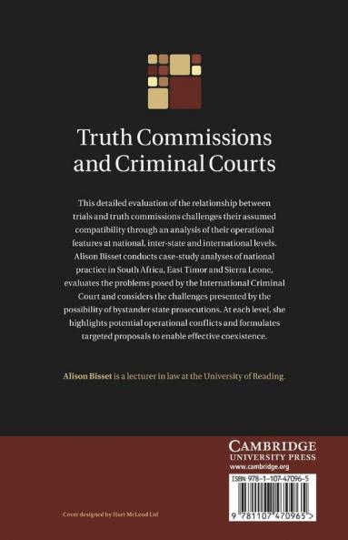 Truth Commissions and Criminal Courts