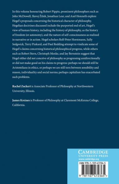 Hegel on Philosophy in History