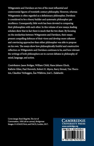 Wittgenstein and Davidson on Language Thought and Action