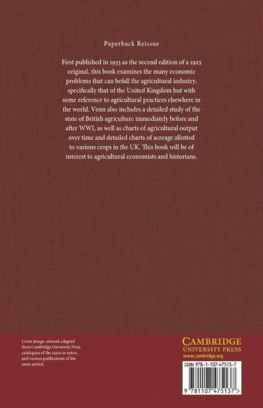 The Foundations of Agricultural Economics