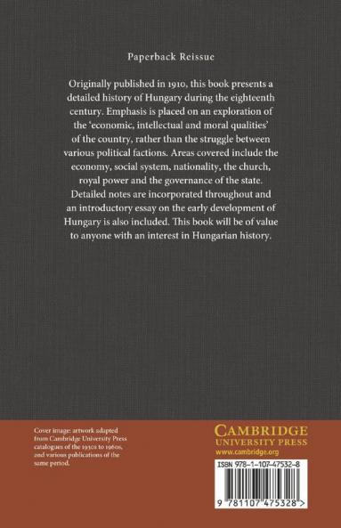 Hungary in the Eighteenth Century