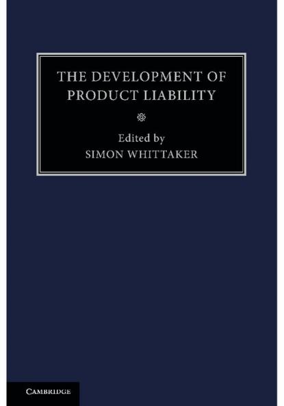 The Development of Product Liability