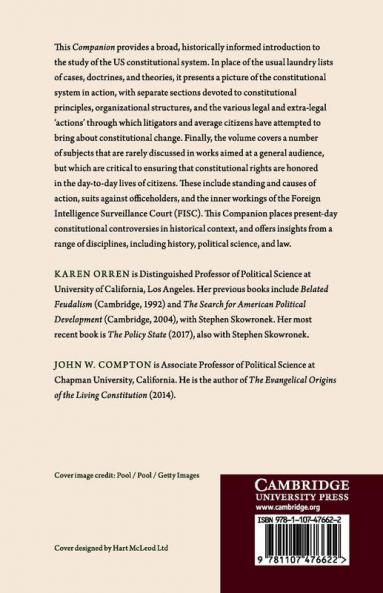 The Cambridge Companion to the United States             Constitution