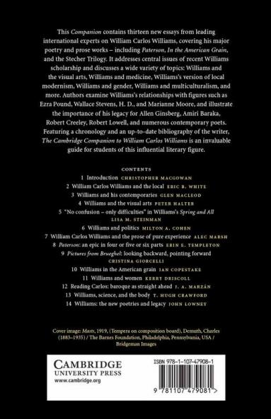 The Cambridge Companion to William Carlos Williams