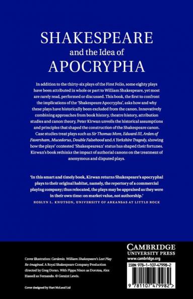 Shakespeare and the Idea of Apocrypha