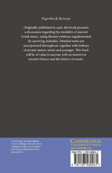 Mode in Ancient Greek Music