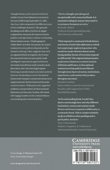 Countering Terrorism in Britain and France