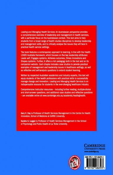 Leading and Managing Health Services