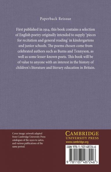 A Book of Verse for Children