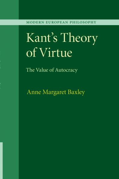 Kant's Theory of Virtue