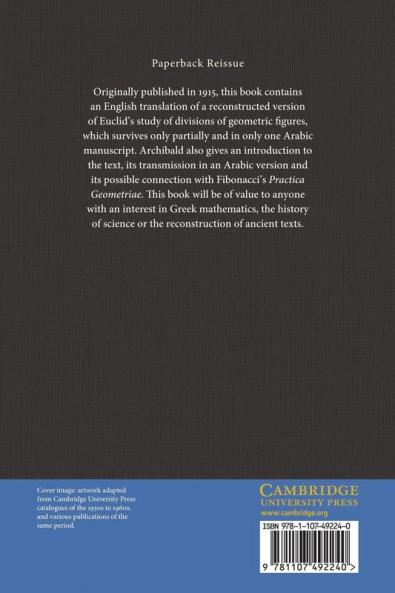 Euclid's Book on Division of Figures